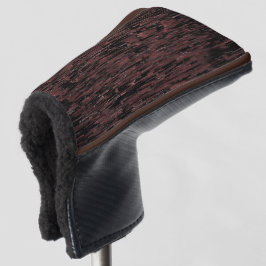 Burgunder Mosaik mit grobem Hintergrund Golf Headcover