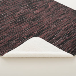 Burgunder Mosaik mit grobem Hintergrund Sherpadecke