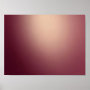 Burgunder-Rosa-Soft-Gradient Abstract Poster