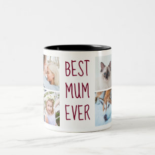 Burgunderrot Beste Mama je Tasse für benutzerdef