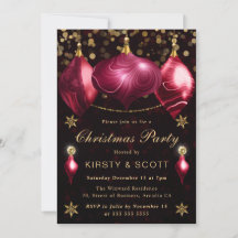 Burgundy Agate Baubles Weihnachtsessen Party