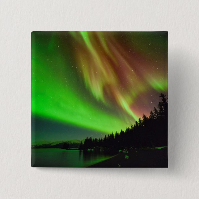 Burgundy Aurora Button (Vorderseite)