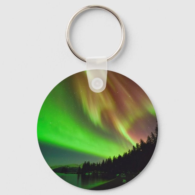 Burgundy Aurora Schlüsselanhänger (Vorderseite)