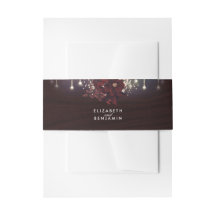 Burgundy Blume Rustikale Strandlichter Hochzeit