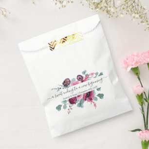 Burgundy Blume Swey Gevor Box Geschenktütchen