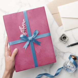 Burgundy Blush Geschenkpapier