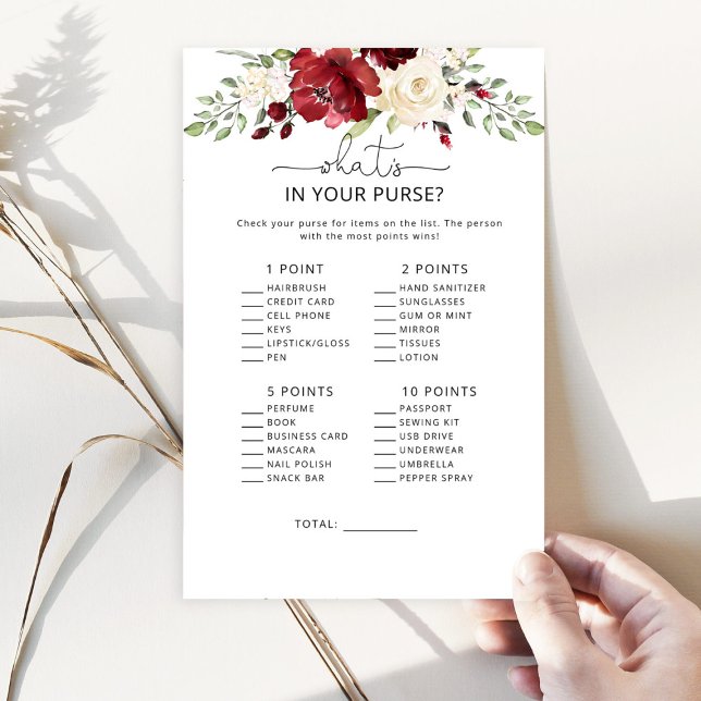 Burgundy Blütenspiel (Von Creator hochgeladen)