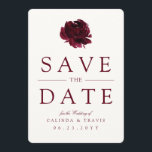 Burgundy Bouquet | Red Floral | Save The Date<br><div class="desc">Klassischer und moderner nautischer Anker sichern die Terminkarten für Ihren zukünftigen Hochzeitsgast.</div>