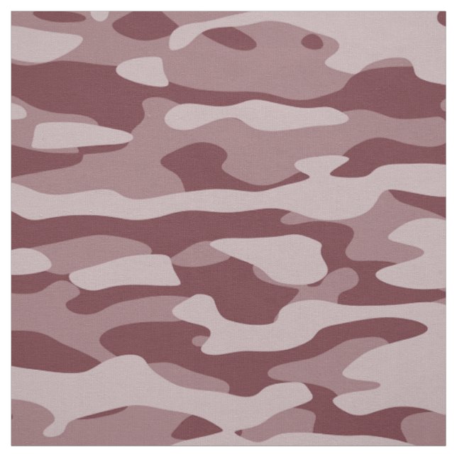 Burgundy Camouflage Fabric Stoff (Muster)