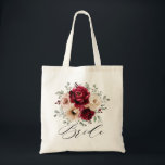 Burgundy Champagne Ivory Mauve Bridesmaids Geschen Tragetasche<br><div class="desc">Elegantes Burgundy Rot,  Champagner Elfenbein erdig blumigen Hochzeitsmädchen Geschenk tote Tasche mit elegantem Bouquet von Burgund,  Champagner Elfenbein Rose Pfannkuchen und Salbeigrün eucalyptus Blätter. Bitte kontaktieren Sie mich für Hilfe bei der Anpassung oder wenn Sie ein anderes Produkt mit diesem Design benötigen.</div>
