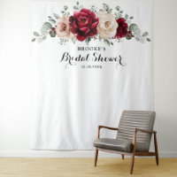 Burgundy Champagne Ivory Mauve Rose Brautparty