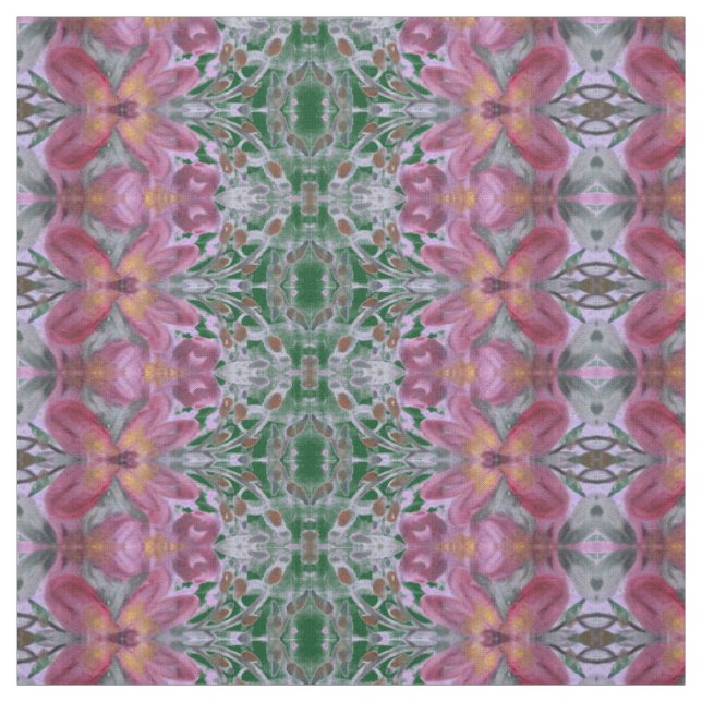 Burgundy Dark Green Stoff (Muster)