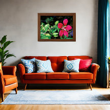 Burgundy Elegance: Nature's Love Song