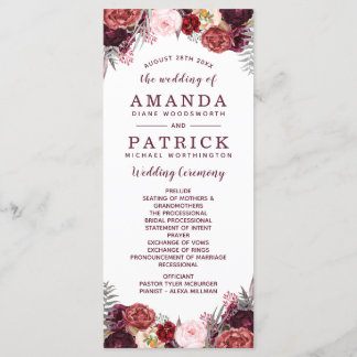 Burgundy Fall Marsala Blush Peony Programmes de ma