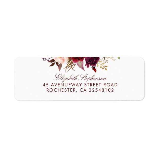 Burgundy Floral (Vorne)
