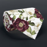 Burgundy Floral Pattern Krawatte<br><div class="desc">Fügen Sie Ihrem Outfit eine raffinierte Touch mit diesem Hals mit einem schönen bordeauxfarbenen Blumenmuster hinzu. Ideal für Hochzeiten,  feierliche Veranstaltungen oder die alltägliche Eleganz,  hebt es jedes Aussehen mit seinem zeitlosen Charme. Ideal für das Gießen oder das Hinzufügen von Flair zu Ihrem Kleiderschrank.</div>