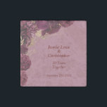 Burgundy Floral Wedding Anniversary Stone Magnet<br><div class="desc">Dieser Magnet zeichnet sich durch ein Blumendesign aus. Behalt deine Liebe lebendig und ehre die gepflegten Momente,  die du zusammen geteilt hast. Feiern Sie Ihre Reise mit einem "Floral Wedding Anniversary Stone Magnet",  bestellen Sie noch heute!</div>