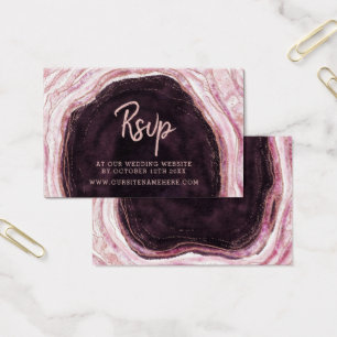 Burgundy Geode Agate Website UAWG Insert Cards