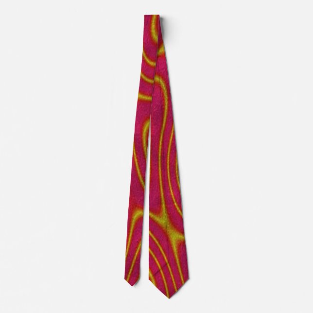 Burgundy Gold Trendy Moderne, einzigartig maßgesch Krawatte (Rückseite)