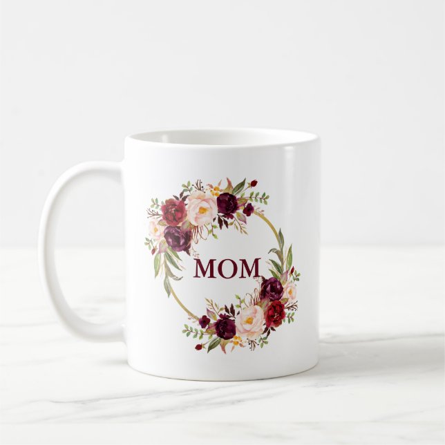 Burgundy-Mama Kaffeetasse (Links)