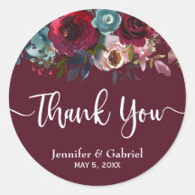 Burgundy Marsala Red Navy BlumenWedding Vielen Dan