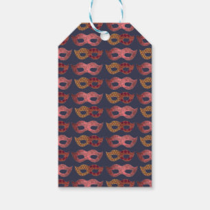 Burgundy Masks Geschenkanhänger