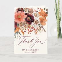 Burgundy Orange Hochzeit im Herbst Foto