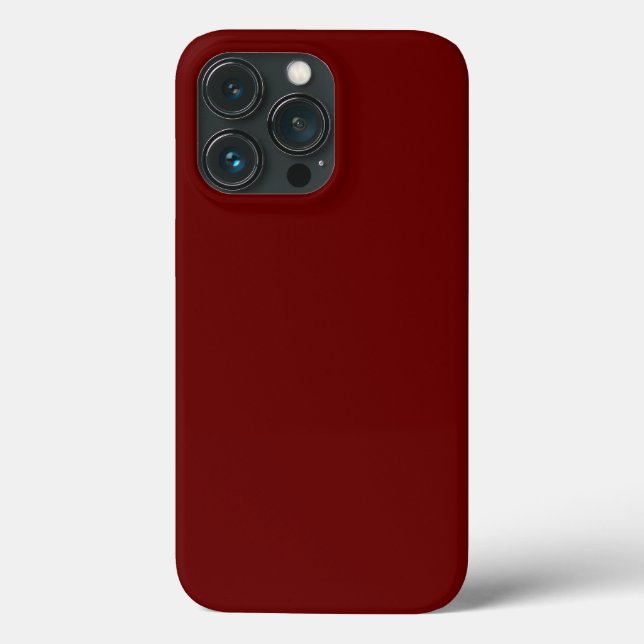 Burgundy Oxblood maroon elegant Case-Mate iPhone Hülle (Rückseite)