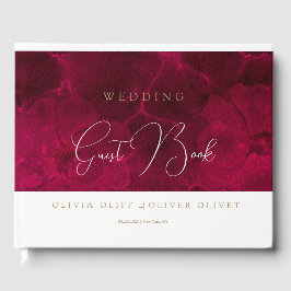 Burgundy Passion Wedding Gästebuch