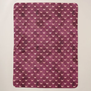 Burgundy Pink Butterfells Sherpadecke