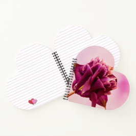 Burgundy Pink Columbine Notizbuch
