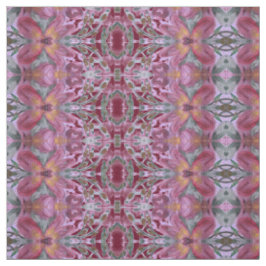 Burgundy Pink und Green Floral entworfene Stoffe