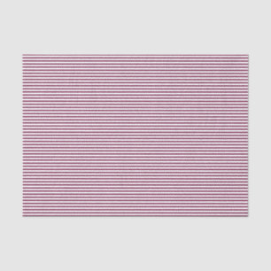 Burgundy Pinstripe Tissue Paper Seidenpapier