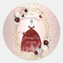 Burgundy Quinceanera H2 Blume Dusty Rose Blush