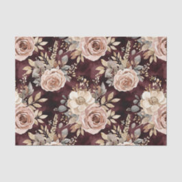 Burgundy Red Blush Seidenpapier