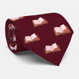 Burgundy Red Book Lover's Work, Graduation Krawatte