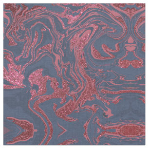 Burgundy Red Navy Blue Glitzer Marmor Stoff