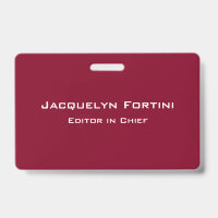 Burgundy Red Schlicht Elegante Moderne Minimalisti