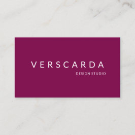 Burgundy Red Wine Bold Design Studio Beauty Visitenkarte