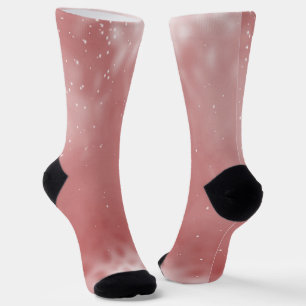 Burgundy Shimmer und Glitzer Socken