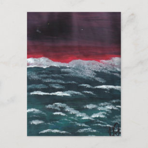 Burgundy Skies Postkarte