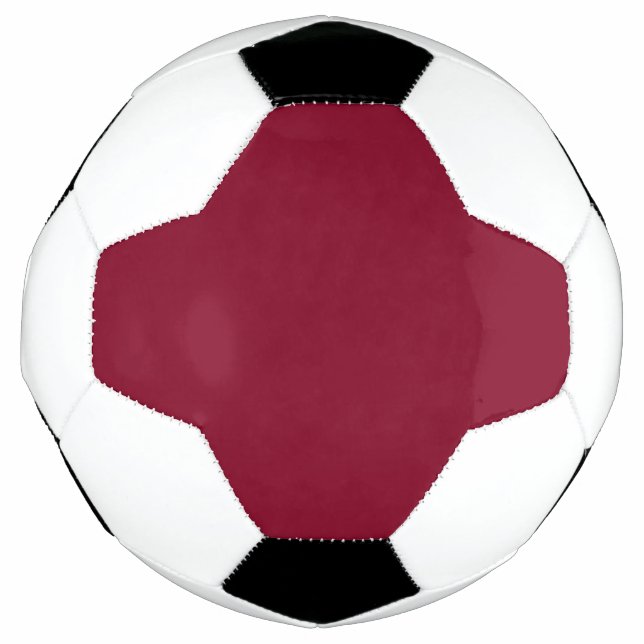 Burgundy Solid Color | Classic | elegant Fußball (Vorderseite)