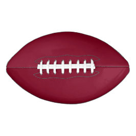 Burgundy Solid Color Football