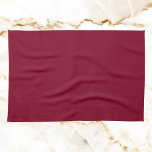 Burgundy Solid Color Geschirrtuch<br><div class="desc">Burgundy Solid Color. Dieses reiche, tiefe Rot ruft Raffinesse und zeitlose Eleganz hervor. Ideal für diejenigen, die klassischen Luxus schätzen. Die dunklen, warmen Untertöne schaffen ein Gefühl von Mysterium und Reiz, das sich ideal für besondere Anlässe eignet.</div>