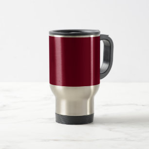 Burgundy Solid Color Reisebecher