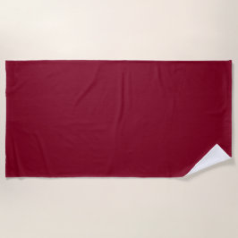 Burgundy Solid Color Strandtuch