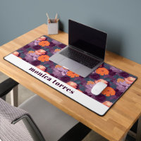 Burgundy Spring Flowers Orange Lila