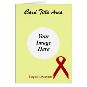 Burgundy Standard Ribbon Tmplt von Kenneth Yoncich