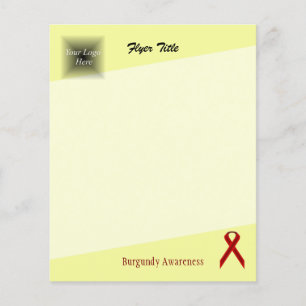 Burgundy Standard Ribbon von Kenneth Yoncich Flyer