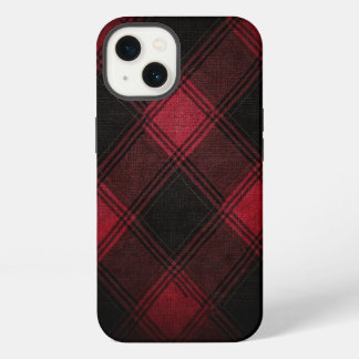 Burgundy Tartan iPhone Hülle
